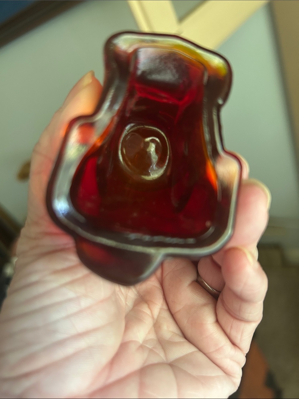 Beautiful rare  vintage red/amberine Degenhart pooch - Picture 6 of 6